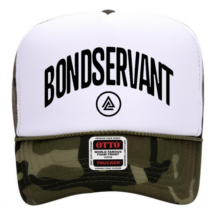 Bondservant Trucker Hat - White/Black/Camo