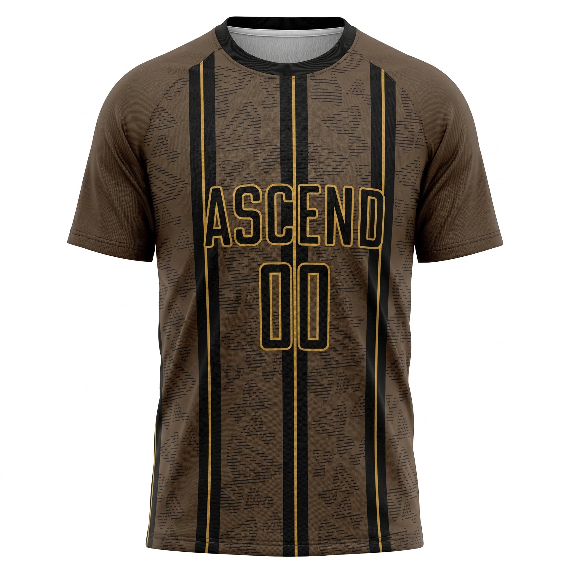 Olive Black-Old Gold Fear God T-Shirt Jersey
