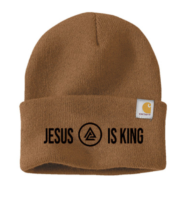 Carhartt Jesus Is King Beanie - Carhartt Brown